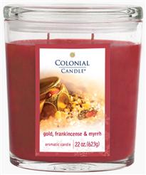 Colonial Candles christmas scented candle review, Candlefind.com, the site for candle lovers